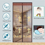 Magnetic Mesh Door Net Curtain