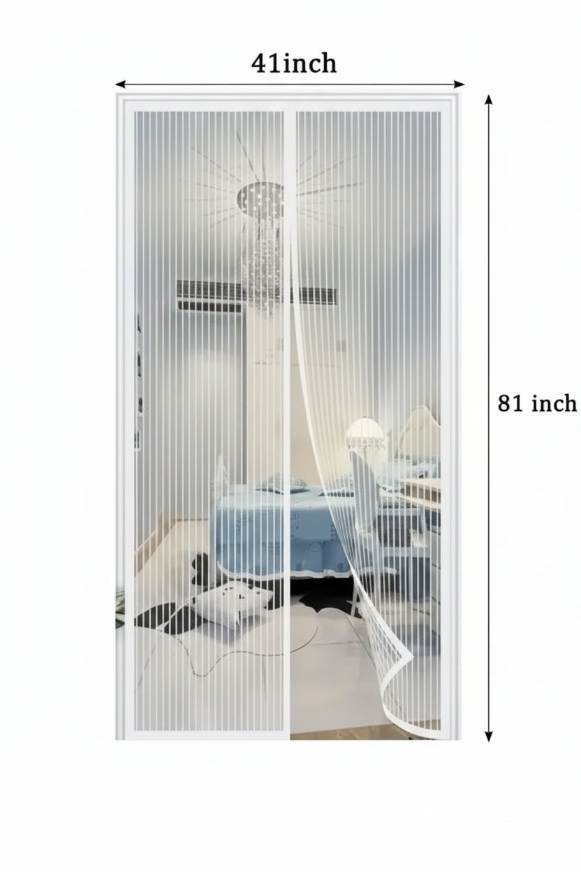 Magnetic Mesh Door Net Curtain