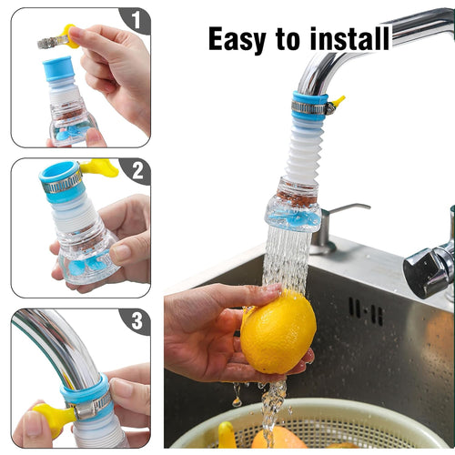 Pack Of 3 Adjustable Fan Faucet Water Saving