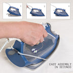 Erreke Iron Protective Cover, Non Stick Iron Sole to Improve Ironing Results, Fits Most Irons, Easy Installation Iron Shoe Cover Accessory.